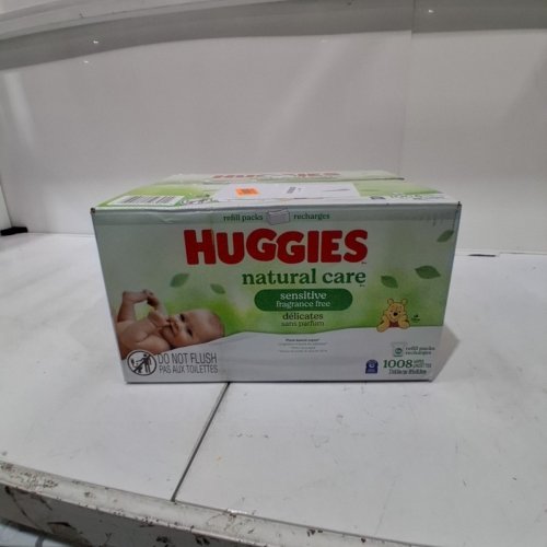 1008PK HUGGIES NATURAL CARE SENSITIVE SKIN BABY WIPES image 3