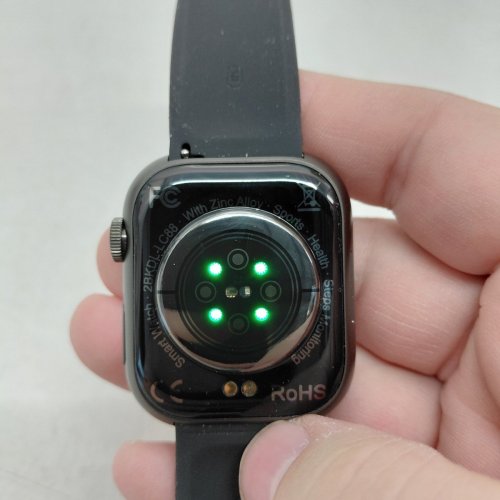 SMART WATCH WITH RUBBER STRAP - BLACK image 4