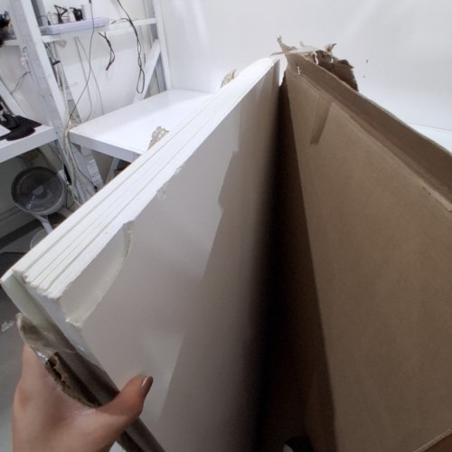 10PK FASARXIU PVC WATERPROOF SMOOTH FIRE-RATED DROP CEILING TILES/PANELS - 24" X 48" - WHITE image 4