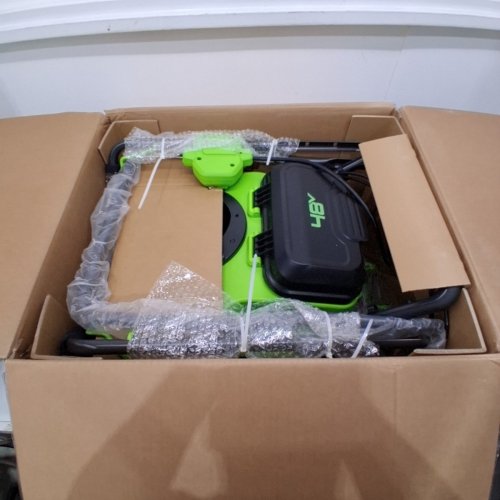 GREENWORKS CORLESS ELECTRIC SNOW BLOWER THROWER WITH 180° ADJUSTABLE CHUTE AND PUSH START - *TOOL ONLY* - 24V - 20” PATH - GREEN (MODEL: SN48L00) image 3