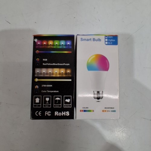 2PK SMART LED LIGHT BULBS - 2700-6500 K - WHITE image 3
