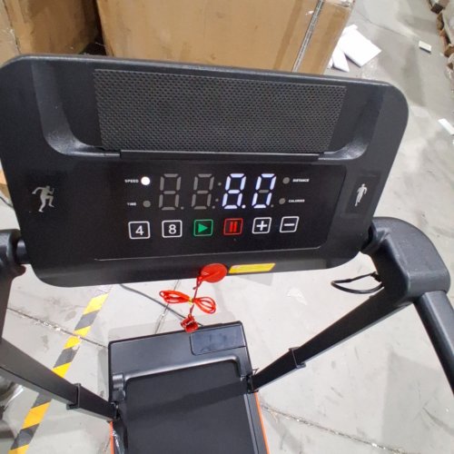 HEIGHT ADJUSTABLE MINI WALKING PAD TREADMILL WITH HANDLE BAR AND TRAY - 8MPH MAX - BLACK image 4