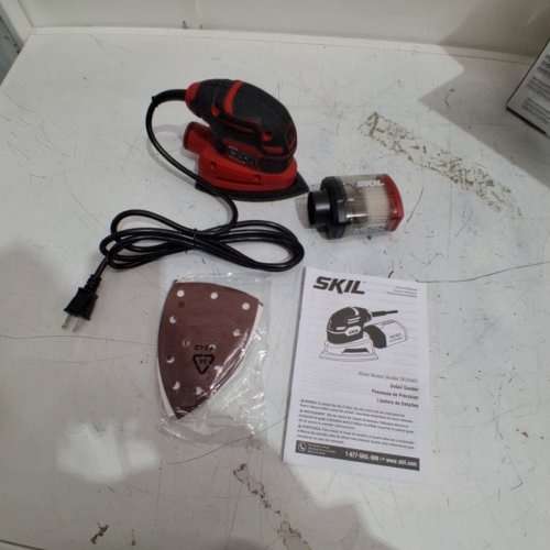 SKIL CORDED MULTI FUNCTION DETAIL SANDER WITH MICRO FILTRATION - RED (MODEL: SR250801) image 3