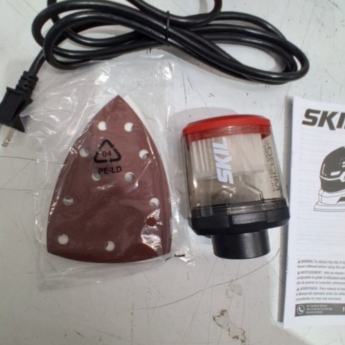 SKIL CORDED MULTI FUNCTION DETAIL SANDER WITH MICRO FILTRATION - RED (MODEL: SR250801) image 4