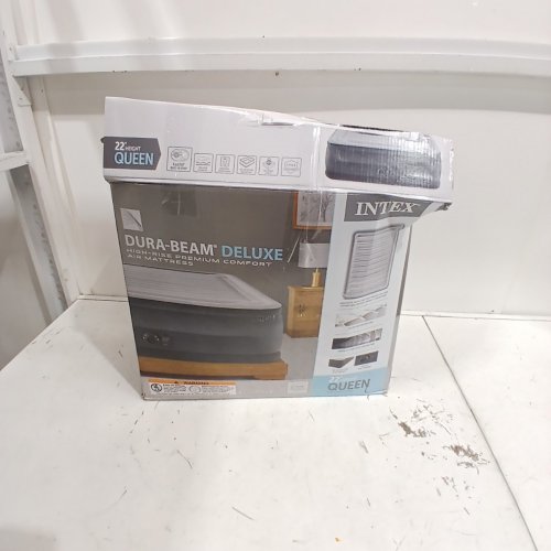 INTEX DURA BEAM PLUS DELUXE PILLOW REST RAISED AIRBED QUEEN SIZE 22" HIGH image 4