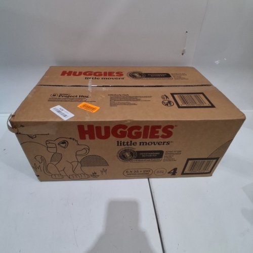 150PK HUGGIES LITTLE MOVERS DIAPERS - SIZE 4 - DISNEY BABY LION KING (MODEL: 5631501) image 2