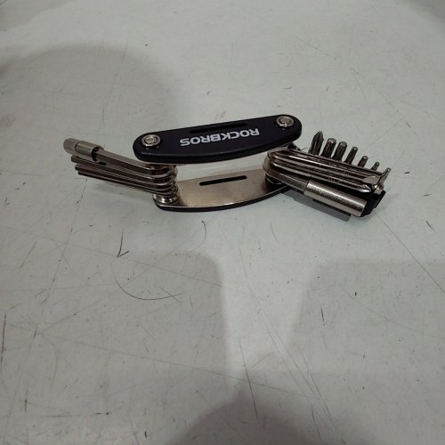 ROCKBROS 16-IN-1 MULTI-FUNCTION BIKE TOOL KIT - ALLEN WRENCH, SOCKETS - BLACK/SILVER image 4