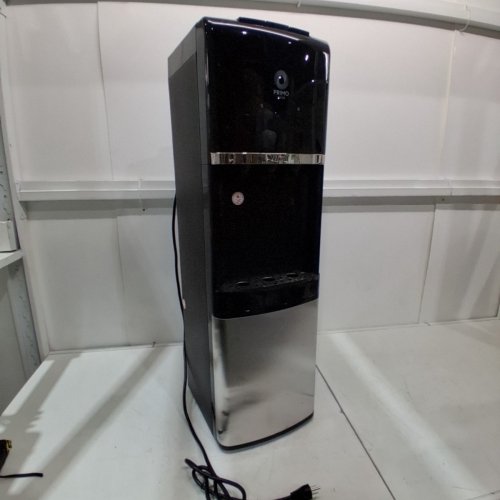 PRIMO DELUXE TOP LOAD BOTTLED WATER DISPENSER - FITS 5GAL BOTTLES - BLACK/STAINLESS STEEL - (MODEL: 601166) image 3