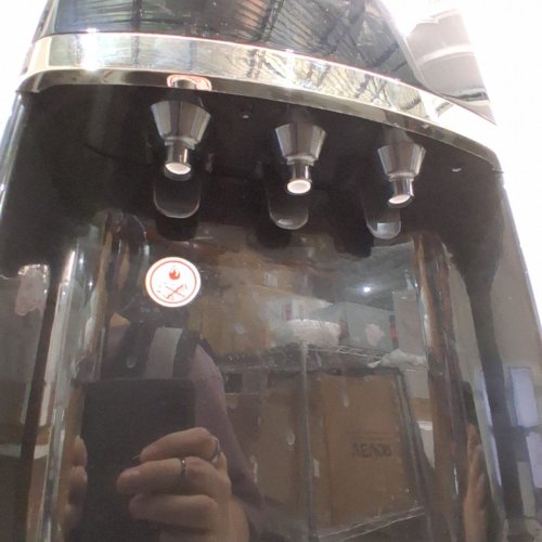 PRIMO DELUXE TOP LOAD BOTTLED WATER DISPENSER - FITS 5GAL BOTTLES - BLACK/STAINLESS STEEL - (MODEL: 601166) image 5