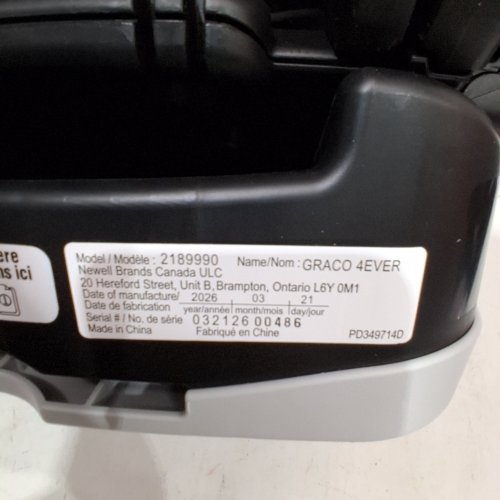 GRACO 4EVER 4-IN-1 CAR SEAT WITH RAPID REMOVE COVER - CHELSEA FASHION STYLE (MODEL: 2189990) image 2
