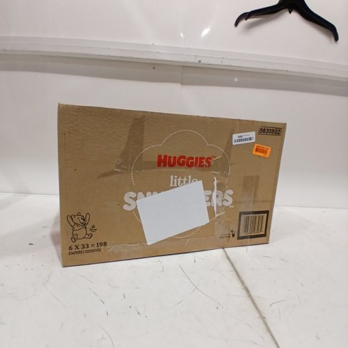 198PK HUGGIES LITTLE SNUGGLERS DISPOSABLE BABY DIAPERS - SIZE 1 image 2