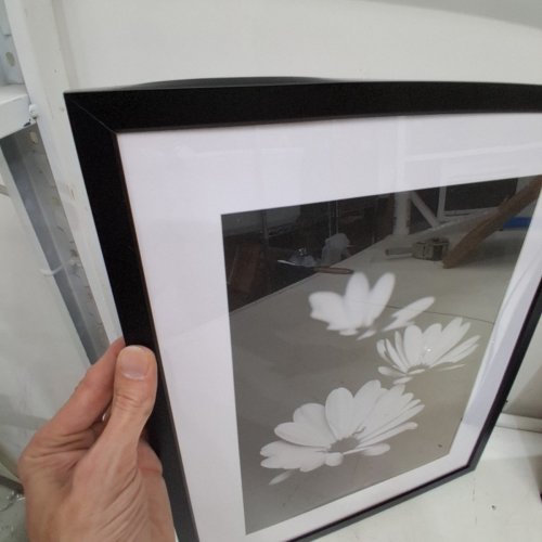2PK AMERICANFLAT PICTURE FRAME - 14" X 17" WITHOUT MAT, 10" X 13" WITH MAT - BLACK image 4