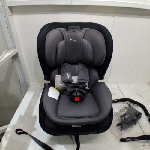 BRITAX POPLAR CLICK TIGHT CONVERTIBLE REAR &FRONT FACING CAR SEAT - 40LB REAR FACING MAX LOAD / 65LB FRONT FACING MAX LOAD - STONE ONYX/BLACK (MODEL: E1C973M) image 5