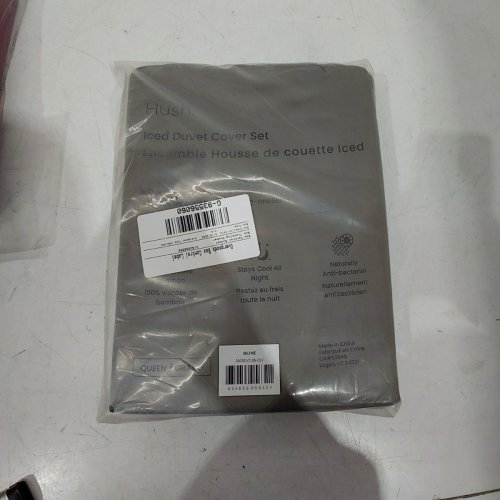 3PC HUSH ICED DUVET COVER SET - QUEEN - OLIVE (STYLE: 25ICEDVC-QN-OLV) image 3