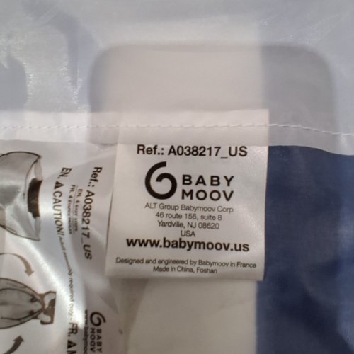BABYMOOV ANTI-UV FOLDABLE TENT - UPF 50+ SUN PROTECTION - 40" X 31" - BLUE STRIPES (MODEL: ‎A038217_US) image 4
