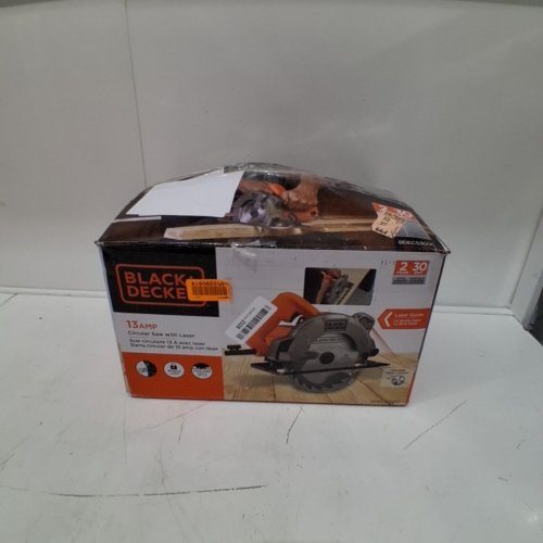 BLACK + DECKER CORDED ELECTRIC CIRCULAR SAW - 7-1/4" - 13AMP/5300RPM - BLACK/ORANGE (MODEL: BDECS200) image 4