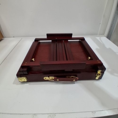 MEEDEN STUDIO TABLETOP SKETCHBOX EASEL - 16.4" X 14.4" X 33.5" - DEEP WALNUT (MODEL: AFB-6066-YPS) image 3