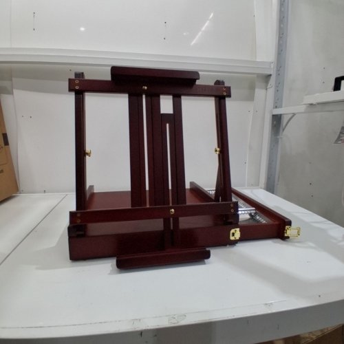 MEEDEN STUDIO TABLETOP SKETCHBOX EASEL - 16.4" X 14.4" X 33.5" - DEEP WALNUT (MODEL: AFB-6066-YPS) image 5