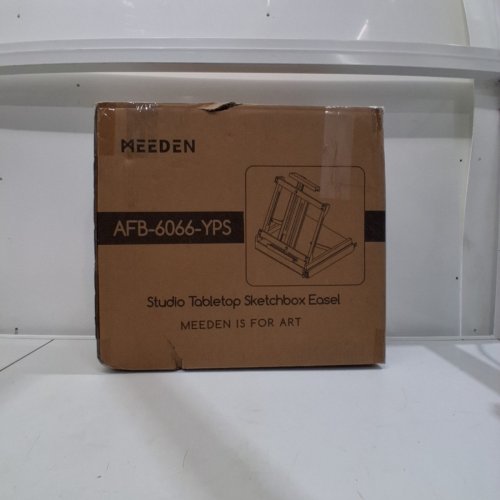 MEEDEN STUDIO TABLETOP SKETCHBOX EASEL - 16.4" X 14.4" X 33.5" - DEEP WALNUT (MODEL: AFB-6066-YPS) image 6