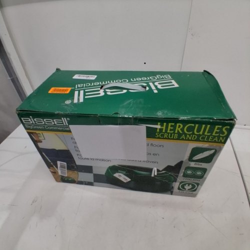 BISSELL BIGGREEN COMMERCIAL HERCULES SCRUB AND CLEAN FLOOR POLISHER MACHINE - 120V 2200RPM - GREEN/BLACK - (MODEL: BGFS650) image 5