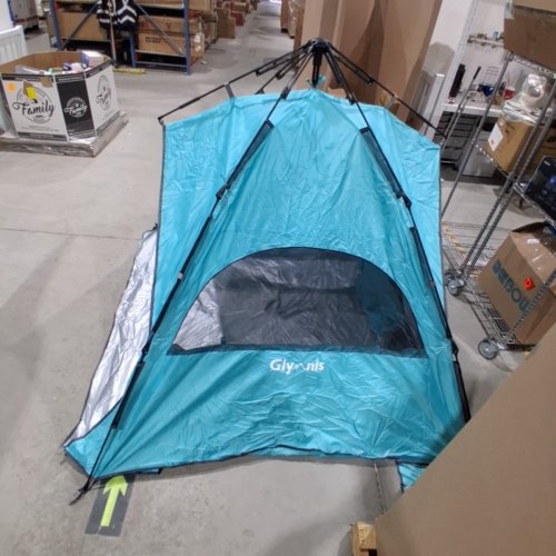 GLYMNIS BEACH POP UP 3 WINDOW TENT WITH TRAVEL BAG FOR 4 TO 6 PEOPLE - BLUE (MODEL: BT-ZD03) image 3