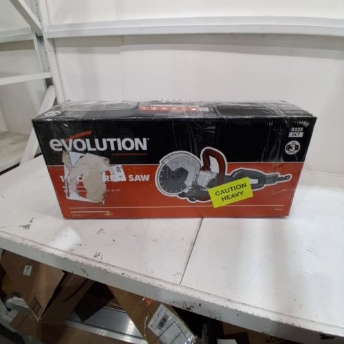 EVOLUTION CORDED 10" CONCRETE SAW - 15AMP - ORANGE/BLACK (MODEL: R255) image 6
