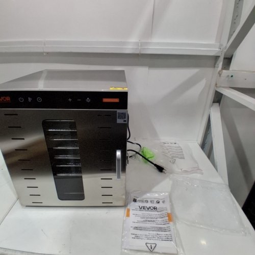 VEVOR DIGITAL 10-TRAY FOOD DEHYDRATOR - 86° TO 194°F - STAINLESS STEEL (MODEL: SS-10X) image 3