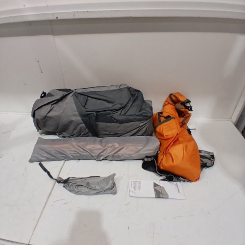 AMAZON BASICS DOME CAMPING TENT WITH RAINFLY - 8-PERSON - 4-SEASON - ORANGE/GREY (MODEL: B0785MRPH6) image 2