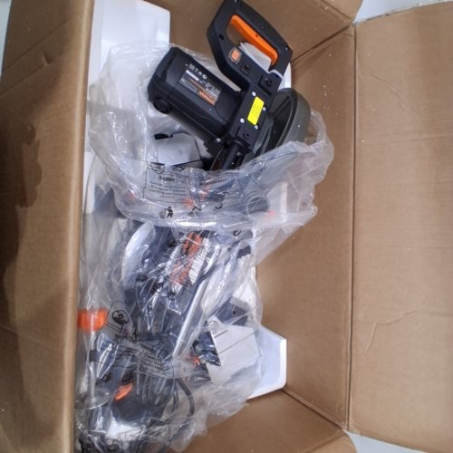 DOVAMAN SLIDING MITER SAW WITH BUST COLLECTOR BAG - 10" - ORANGE/BLACK (MODEL:DMS01A) image 4