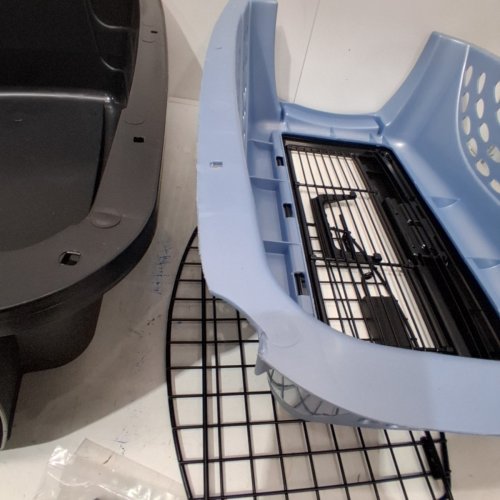 PETMATE 2-DOOR TOP LOAD 24" PET KENNEL - LIGHT BLUE image 4
