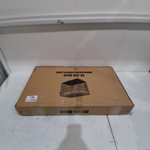 LARGE FOLDING WIRE DOG/PET CRATE - 30: X 19.5" X 16.5" - BLACK (MODEL: MGHH-DC-30D-BLACK) image 4