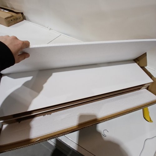 2 PK FLOATING SHELVES - 32" - WHITE image 2