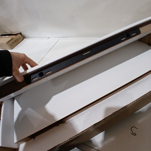 2 PK FLOATING SHELVES - 32" - WHITE image 3