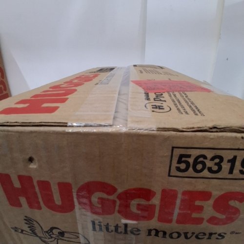 108PK HUGGIES LITTLE MOVERS CURVED CONTOURED STRETCHY ACTIVE FIT BABY DIAPERS- 108 TOTAL - SIZE 6 image 4