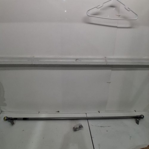 MAYTEX SMART RODS ADJUSTABLE SINGLE TENSION CURTAIN ROD - 48"-84" - BRUSHED NICKEL (MODEL: MWR19040) image 2