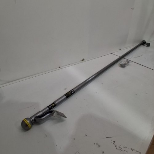 MAYTEX SMART RODS ADJUSTABLE SINGLE TENSION CURTAIN ROD - 48"-84" - BRUSHED NICKEL (MODEL: MWR19040) image 3