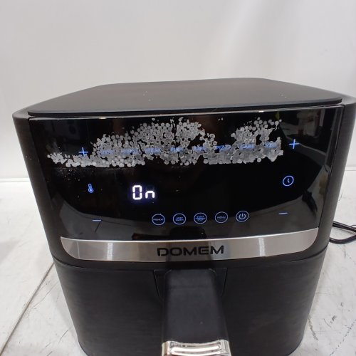 DOMEM 8-IN-1 MULTICOOKER AIR FRYER WITH NON-STICK BASKET - 4.2QT - BLACK (MODEL: RA461D) image 2