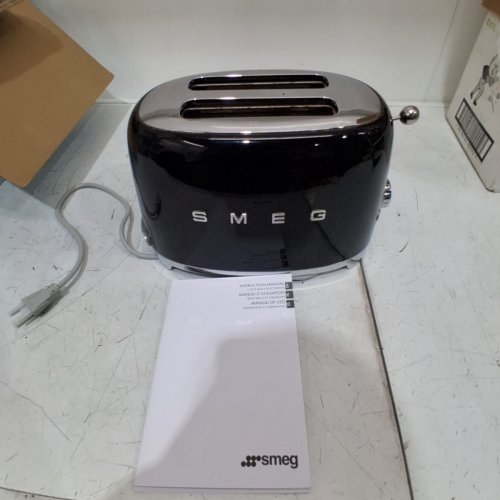SMEG 50'S RETRO STYLE 2-SLICE TOASTER - BLACK (MODEL: TSF01BLUS) image 3
