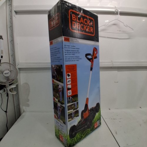 BLACK+DECKER 3-IN-1CORDLESS STRING TRIMMER, EDGER, AND LAWN MOWER WITH 2 BATTERIES, AND CHARGER - 6.5 AMP - ORANGE/BLACK (MODEL : MTC220/LST220) image 7
