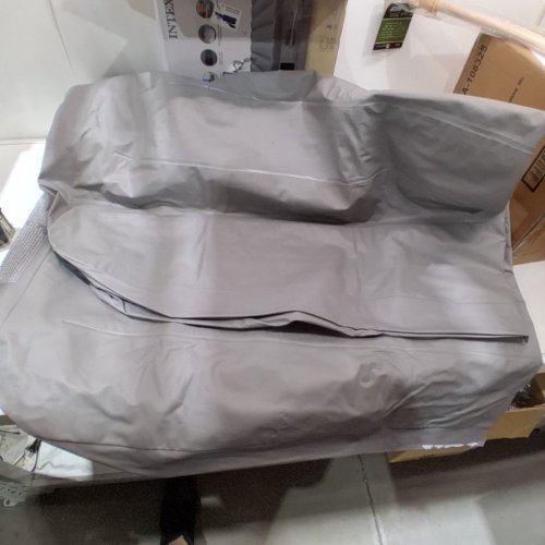 INTEX DURA-BEAM PRESTIGE AIR MATTRESS WITH BUILT IN USB PUMP - 12" RAISED - QUEEN - GREY (MODEL: 64114E) image 4