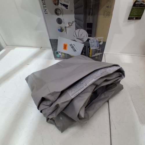 INTEX DURA-BEAM PRESTIGE AIR MATTRESS WITH BUILT IN USB PUMP - 12" RAISED - QUEEN - GREY (MODEL: 64114E) image 5