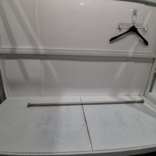 BINO DORIC TENSION SHOWER CURTAIN ROD-42" TO 72"-NICKEL image 2