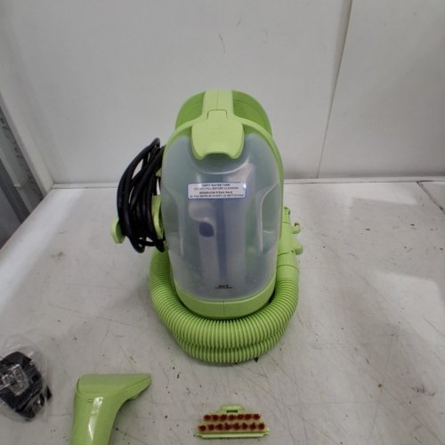 BISSELL MINI CORDED PORTABLE CARPET / UPHOLSTERY DEEP CLEANER WITH SELF-CLEANING TOUGH STAIN TOOL / OXY CLEANING FORMULA AND HYDRORINSE TOOL - GREEN (MODEL: 4075B) image 5
