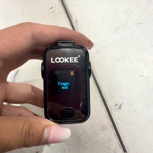 LOOKEE COLOR OLED PREMIUM PULSE OXIMETER FINGER MONITOR WITH CARRY CASE - BLACK (MODEL: A310) image 2