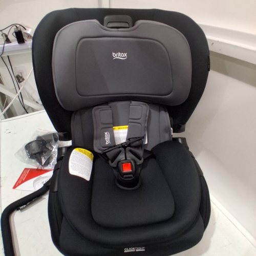 BRITAX POPLAR CLICK TIGHT CONVERTIBLE REAR AND FRONT FACING CAR SEAT - 40LB REAR FACING MAX LOAD / 65LB FRONT FACING MAX LOAD - STONE ONYX / BLACK GREY (MODEL: E1C963M) image 5