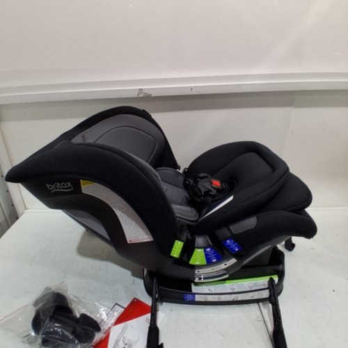 BRITAX POPLAR CLICK TIGHT CONVERTIBLE REAR AND FRONT FACING CAR SEAT - 40LB REAR FACING MAX LOAD / 65LB FRONT FACING MAX LOAD - STONE ONYX / BLACK GREY (MODEL: E1C963M) image 6