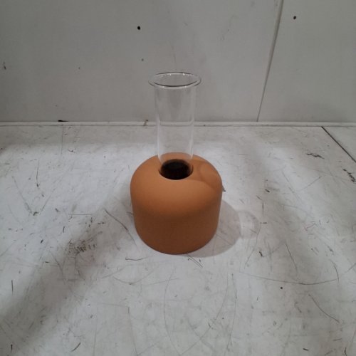 THRESHOLD GLASS TERRACOTTA TERRARIUM - 6" X 6" X 9" - TERRACOTTA (ITEM: 084-09-5665) image 2