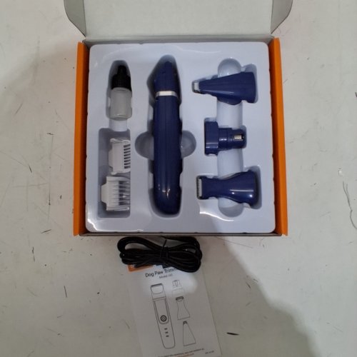 4-IN-1 ONEISALL PET GROOMING/ TRIMMING KIT - NAVY BLUE (MODEL: N12/YH-7700) image 4