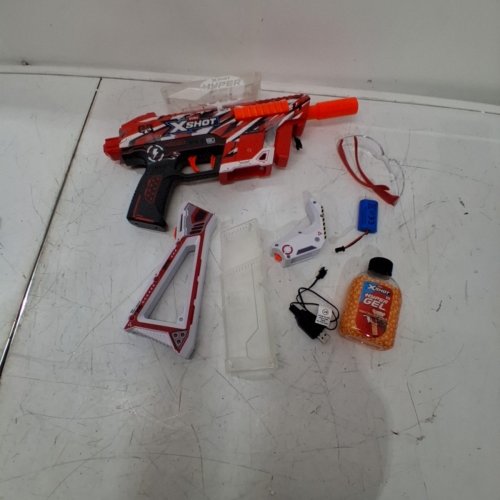 ZURU XSHOT HYPER GEL TRACE FIRE BLASTER, SEMI AND FULLY AUTOMATIC GEL BLASTER & 10,000 GELLETS, 600 CAPACITY HOPPER & 850 CAPACITY MAG image 3