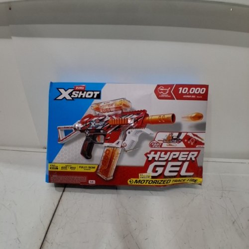 ZURU XSHOT HYPER GEL TRACE FIRE BLASTER, SEMI AND FULLY AUTOMATIC GEL BLASTER & 10,000 GELLETS, 600 CAPACITY HOPPER & 850 CAPACITY MAG image 5